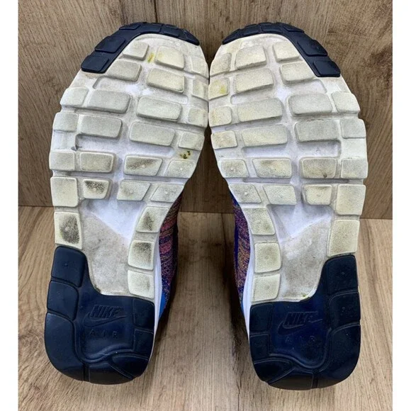 Nike Women Air Max 1 Ultra Flyknit Running Shoes Photo Blue Rose Blast Size 7.5 - Picture 5 of 16